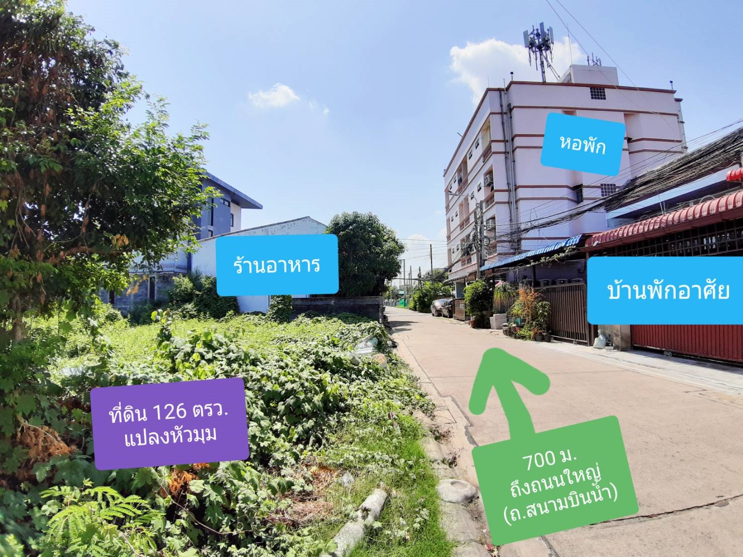 ((!!ให้เช่าด่วน!!)) ที่ดิน 126 ตร.ว. ซ. นนทบุรี 48 ( ซ.พงษ์สวัสดิ์ 8 ) ตรงข้ามกองสลาก จ. นนทบุรี 